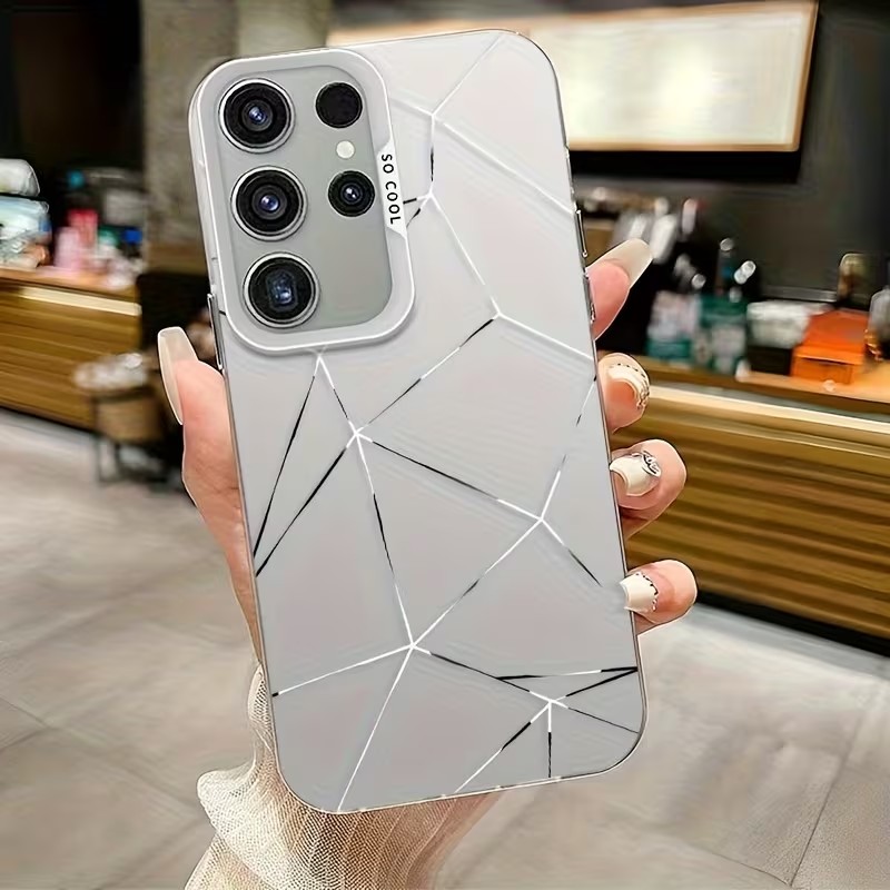 Gradient Color Case - Разноцветный градиентный серебристый чехол для телефона