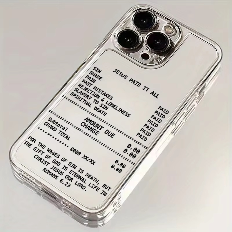Phone Cases Jesus - Прозрачный противоударный чехол для iPhone 17