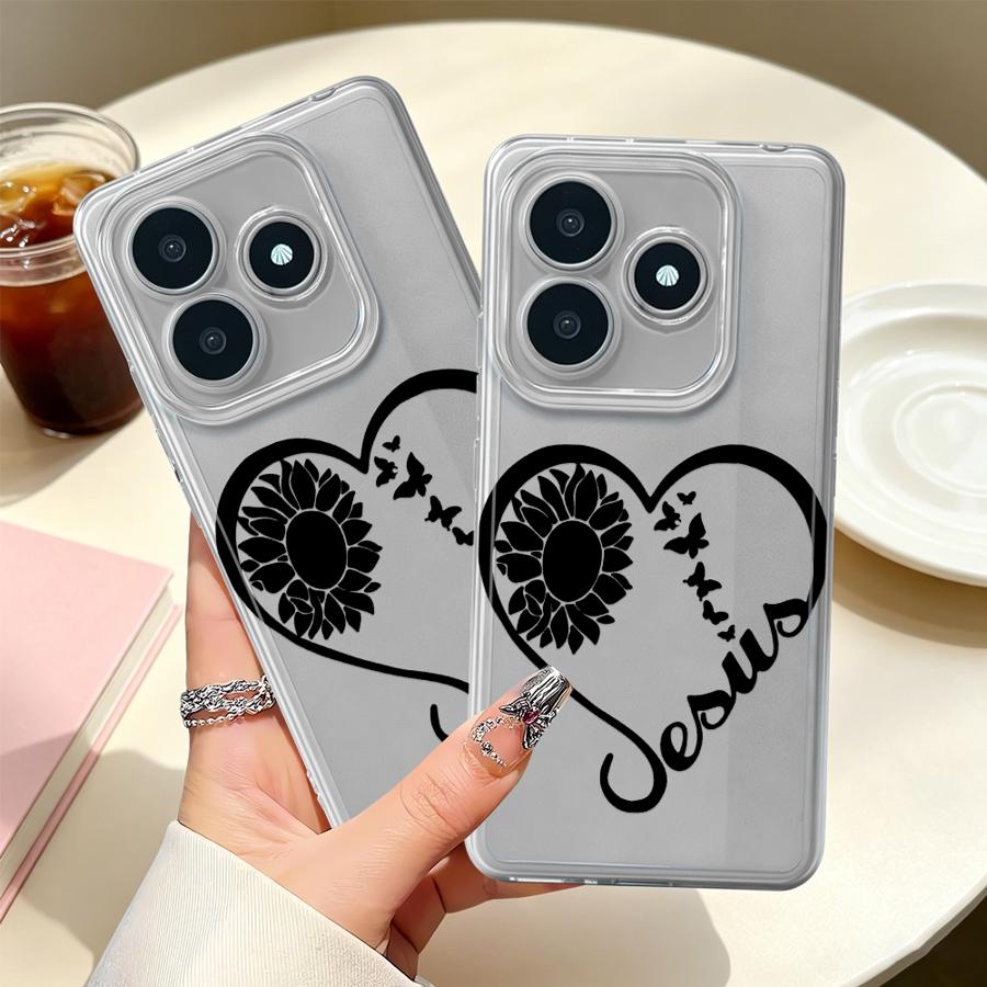 Phone Cases Jesus - Прозрачный чехол для телефона Creative Love