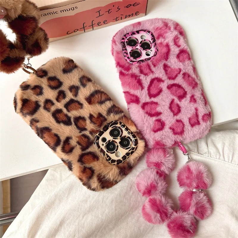 Phone Cases Iphone 15 - Модный чехол для телефона с леопардовым