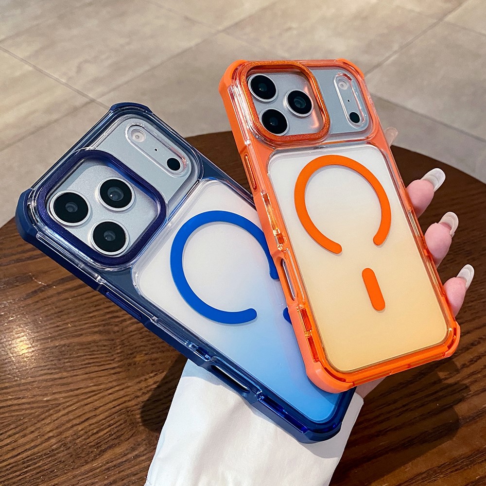 Gradient Color Case - Роскошный прозрачный магнитный чехол с градиентом