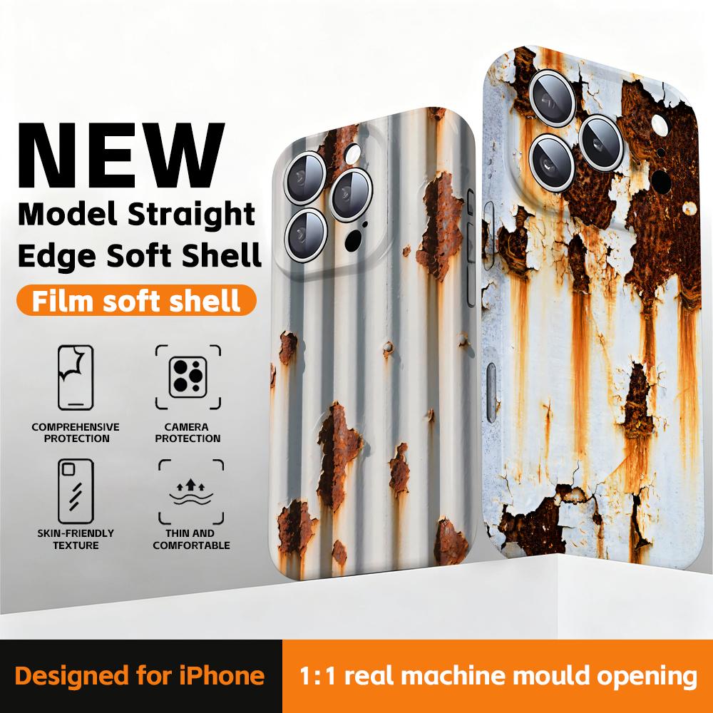Apple Iphone 15 Pro Max - Чехол для телефона с текстурой ржавчины,