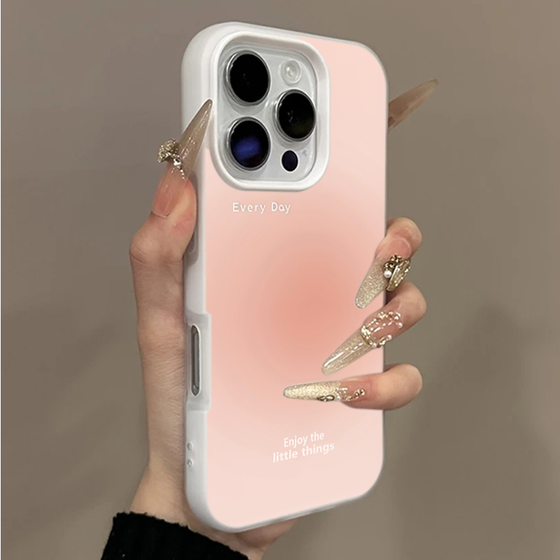 Розовый чехол с градиентным уз – обзор и цена Gradient Color Case