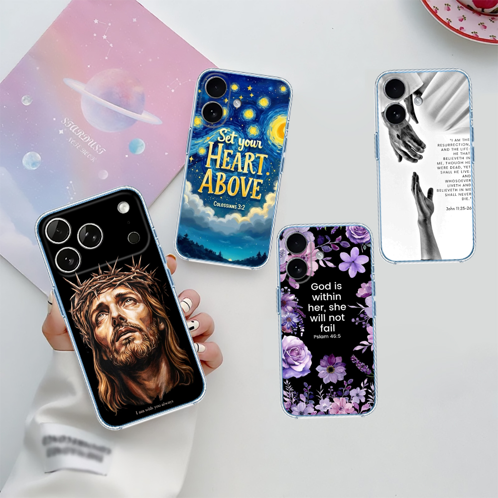 Плакат с библейским отрывком,  – обзор и цена Phone Cases Jesus