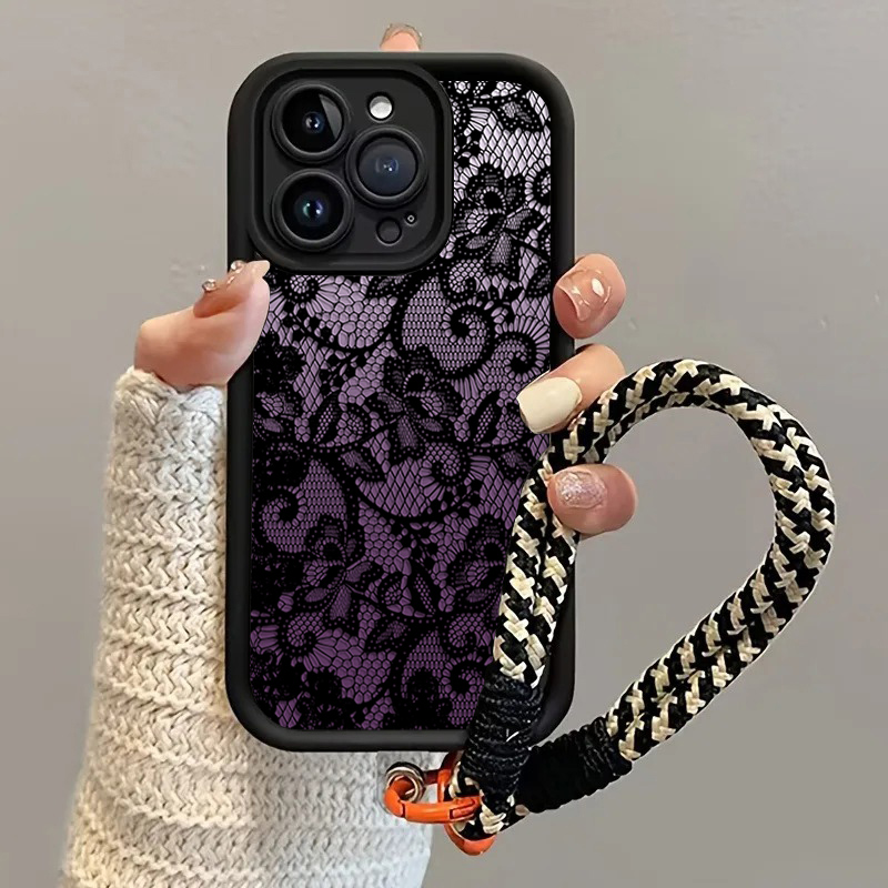 Черный фиолетовый чехол для те – обзор и цена Phone Cases With Loop