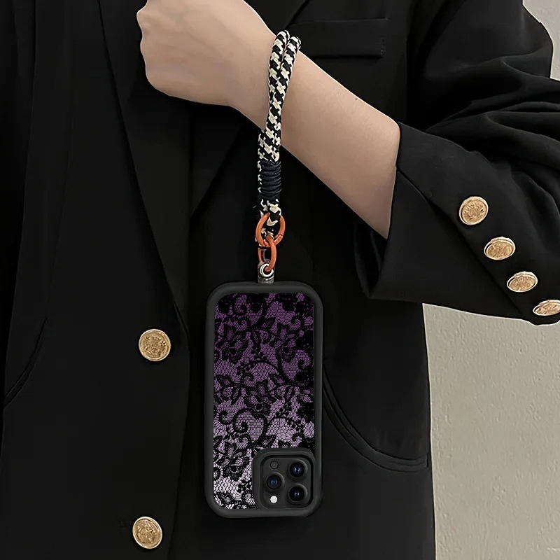 Черный фиолетовый чехол для те – обзор и цена Phone Cases With Loop