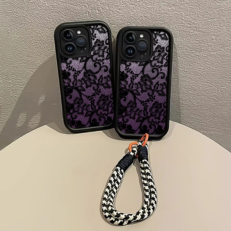 Черный фиолетовый чехол для те – обзор и цена Phone Cases With Loop