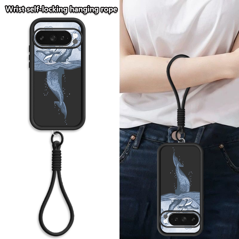 Чехол-ремешок с принтом китов- – обзор и цена Phone Cases Pixel 10 Pro