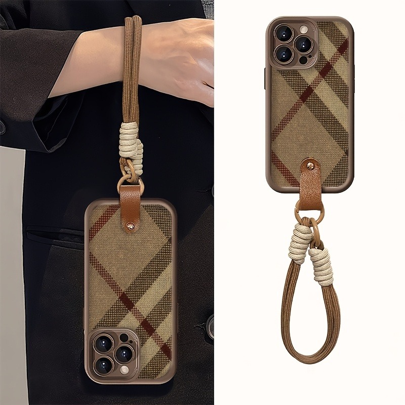 Коричневый чехол-накладка с ре – обзор и цена Phone Cases With Loop