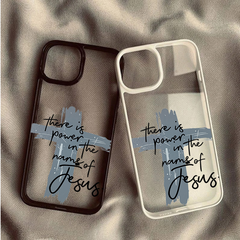 Прозрачный чехол для телефона  – обзор и цена Phone Cases Jesus